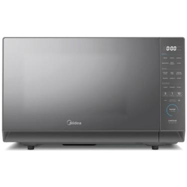 Imagem de Microondas Midea 20l Prata Porta Espelhada 110v com NF e garantia, Pra