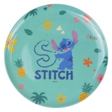 Imagem de Prato infantil raso Stitch Disney 19,8x1 - YANGZI