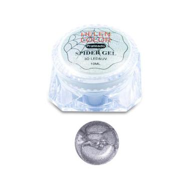 Imagem de Gel teia spider prata Helen Color