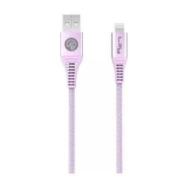 Imagem de Cabo De Dados E Carga USB-A Para Lightning Apple MFi 1.5m - LITY, Lilá
