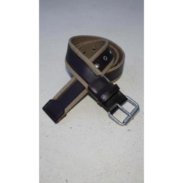 Imagem de Cinto Masculino Lona e material sintético 4cm - Congratulations Store