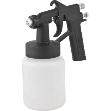 Imagem de Pistola para pintura ar direto 1,2mm 2,3 pcm caneca plástica 750 ml pd