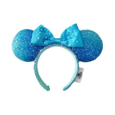 Imagem de Tiara De Orelhas Do Mickey Mouse Da Disney Para Meninas Com Lantejoula