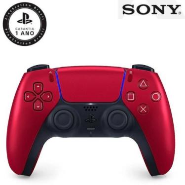 Imagem de Controle PS 5 Dualsense Volcanic Red Vermelho Novo Original Sony