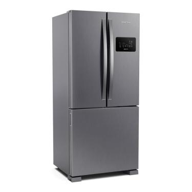 Imagem de Geladeira Brastemp French Door Frost Free Inverter 554L Fresh Box BRO85AK Cinza 110V