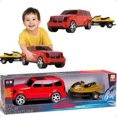 Imagem de Carro Com Jet Infantil Brinquedo Para Crianças Felizes - Iba