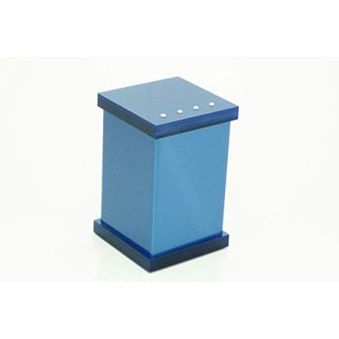 Imagem de Porta Algodão/Porta Cotonetes em Acrílico Com Strass Azul Decor Acrílicos