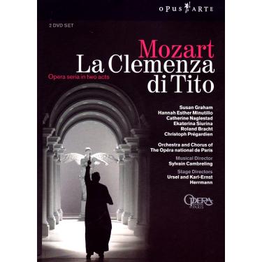 Imagem de Mozart - La Clemenza di Tito / Susan Graham, Christophe Pregardien, Catherine Naglestad, Hannah Esther Minutillo, Lorenzo Regazzo, Sylvain Cambreling, Paris Opera