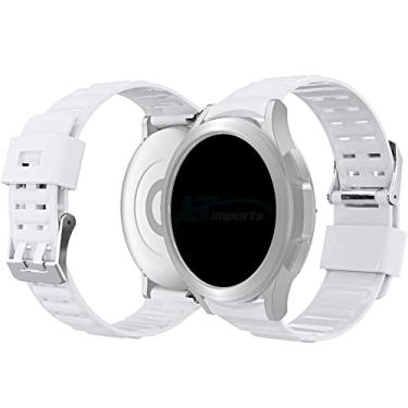 Imagem de Pulseira LT20 LTIMPORTS, compativel com Galaxy Watch6 - Galaxy Watch 6 Classic - Galaxy Watch5 - Galaxy Watch 5 Pro - Galaxy Watch4 - Galaxy Watch 4 Classic (Branco)
