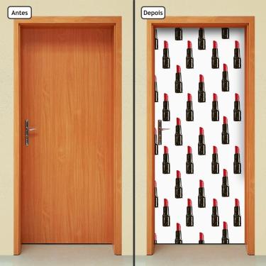 Imagem de Adesivo Decorativo de Porta - Salão de Beleza - 2056cnpt