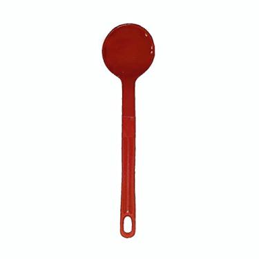 Imagem de Concha de Feijão Nylon Talher Cozinha Utensílio Vermelho28cm
