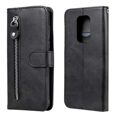 Imagem de For Motorola Moto G9 Play/Moto E7 Plus Fashion Texture Zipper Horizontal Flip Leather Case with Holder & Card Slots & Wallet