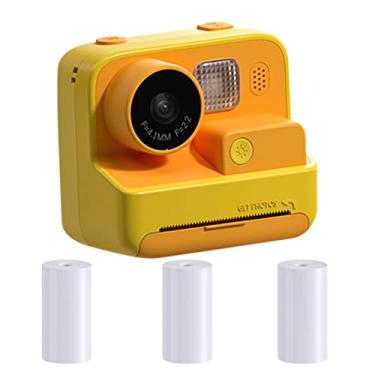 Imagem de Câmera Digital com Impressão | Selfie Kids Camera 1080P Video Digital Kids Camera com Time-Lapse Photos, Explosão, Loop | Presente câmera vídeo com impressão Xuany