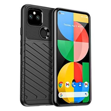 Imagem de YUNCHAO Caixa de telefone Para o Google Pixel 5A à prova de choque à prova de choque capa para celular