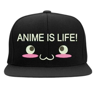 Imagem de Boné Bordado - Anime Is Life Japão Otaku - Hipercap