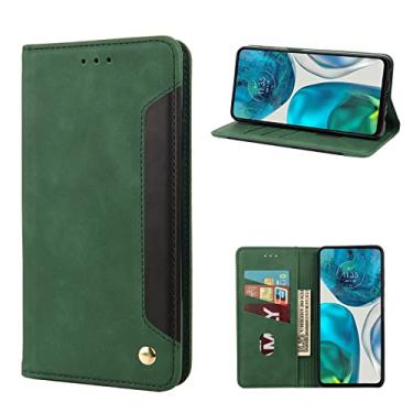 Imagem de For Motorola Moto G52 Skin Feel Splicing Leather Phone Case