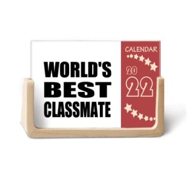 Imagem de Calendário de mesa World's Best Classmate para formatura temporada 2022 12 meses