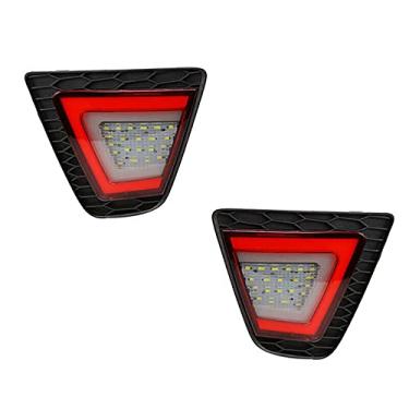 Imagem de JESYMBX Para Honda JAZZ 2014-2017 Refit refletor de luz traseira do para-choque traseiro