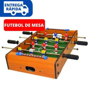 Imagem de Jogo Futebol De Mesa Pebolim 12 Jogadores Portátil Com Bolas - 99 Toys