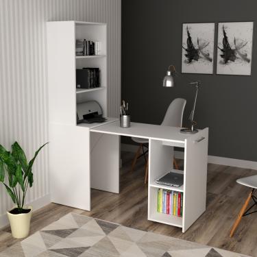 Imagem de Armário com Mesa Retrátil ME4171 Tecnomobili - Branco