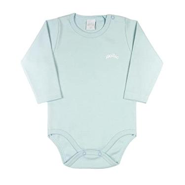 Imagem de Body Bebê Suedine Básico - Azul 3