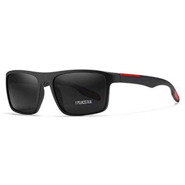 Imagem de Óculos De Sol Esportivo Marca Kdeam Surf uv400 Polarizados (Preto Fosco)