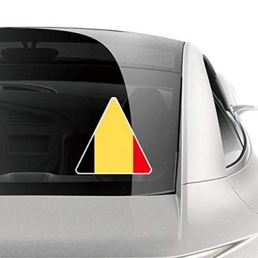 Imagem de DIYthinker Adesivo de carro com a bandeira nacional da Bélgica para motocicleta e bicicleta
