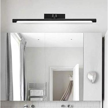 Imagem de Luminária Led Banheiro Espelho Quadro Fria Preto - 57,5cm