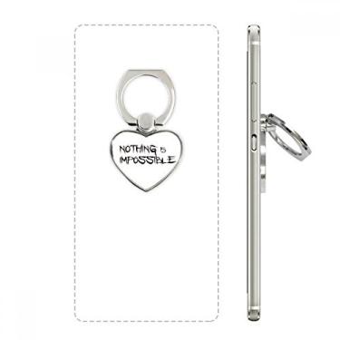 Imagem de Suporte universal para anel de telefone com citação Nothing is Impossible