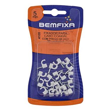 Imagem de BemFixa Cabo Coaxial 05Mm Branco - Cartela C/20Unid, VERMELHA