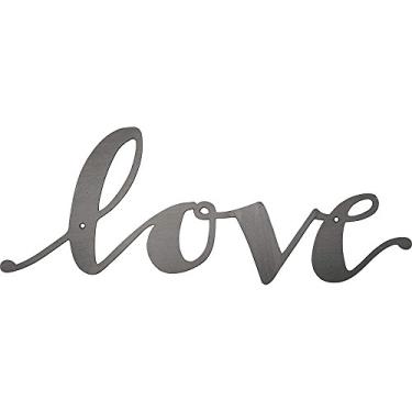 Imagem de Primitives by Kathy – Placa de metal recortada"Love"