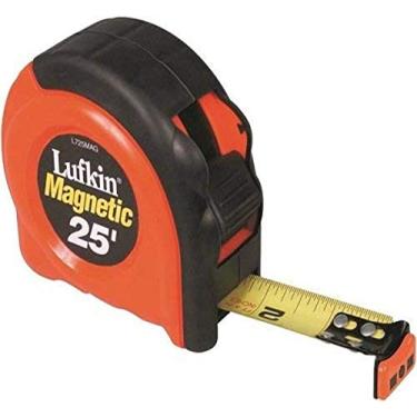 Imagem de Crescent Lufkin 2,54 cm x 25' 700 Seires Fita métrica magnética amarela - L725MAG