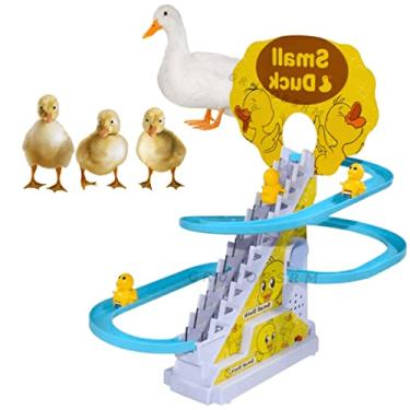 Imagem de Brinquedo Patinho Pista Musical Escorregador Pato Infantil Escorrega Com Som Criança Carrinho Patinhos Escada Bichinhos (Patinho)