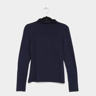 Imagem de Blusa Malwee Manga Longa Gola Alta Básica Feminina-Feminino