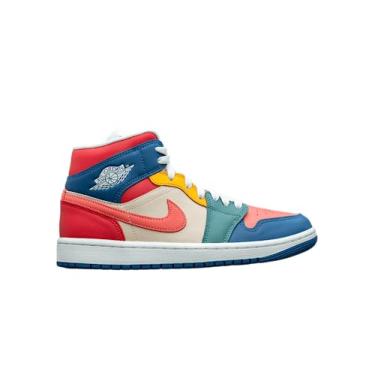 Imagem de Jordan 1 Mid Women French Blue/Magic Ember DN3738-400 7