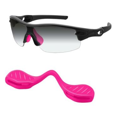 Imagem de Mryok Protetor de nariz de substituição para óculos de sol Oakley Radar Path EV RadarLock, rosa, Low Bridge Fit(Asian Fit)