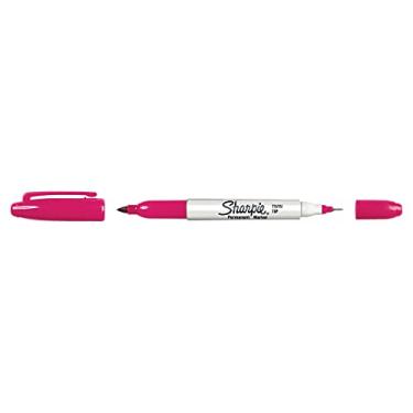 Imagem de Sharpie Marcador permanente SharpieTwin-Tip ponta ultrafina, magenta (1783340)