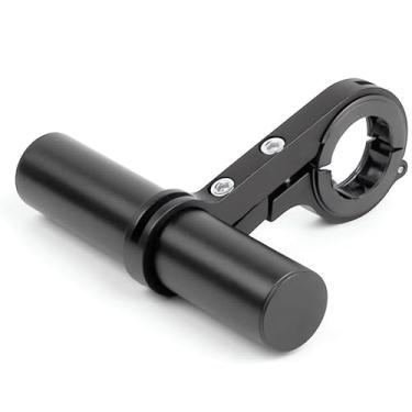 Imagem de Extensor de guidão Extensor de guidão de bicicleta 14 lbs/6 kg Suporte de rolamento de carga para motocicleta (preto)