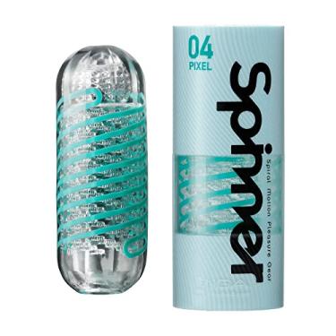 Imagem de TENGA Masturbador masculino SPN-004 Pixel reutilizável em movimento espiral