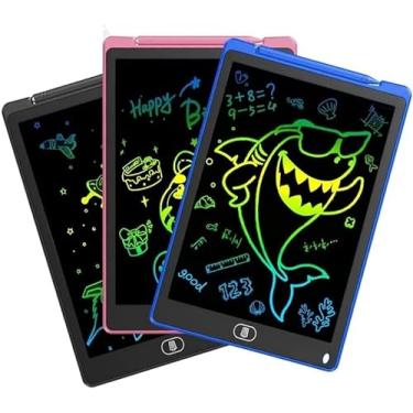 Imagem de Generic Lousa Magica Infantil Digital Tablet LCD 8.5 Polegadas Com Caneta Resistente a Queda para Educação e Desenho