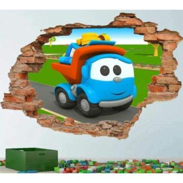 Imagem de Adesivo De Parede Leo Caminhão