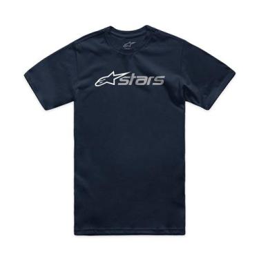 Imagem de Camiseta Masculina Alpinestars Blade 2.0 Azul Marinho