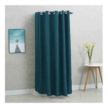 Imagem de Guarda-roupa Vestiário portátil Simples móvel em forma de U Vestiário Alta taxa de sombreamento Proteção de privacidade Economize espaço Faça você mesmo Vestiário temporário armário