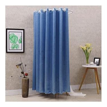 Imagem de Guarda-roupa Vestiário portátil Simples móvel em forma de U Vestiário Alta taxa de sombreamento Proteção de privacidade Economize espaço Faça você mesmo Vestiário temporário armário