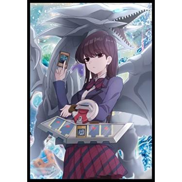 Imagem de 50 ct Holographic Flashing (Dragão Branco de Olhos Azuis) Protetor de Deck para Cartas Colecionáveis de Carregamento Superior para YuGiOh/Cartões de Tamanho Japonês 63 x 90 mm (A03)