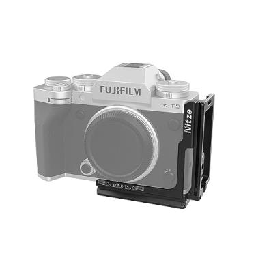 Imagem de Nitze Suporte em L XT5 para Câmera FUJIFILM X-T5 com Duas Placas de Liberação Rápida Arca Swiss Integradas e Orifício de Localização de 1/4" e Orifícios Rosqueados de 1/4" - T-F05A
