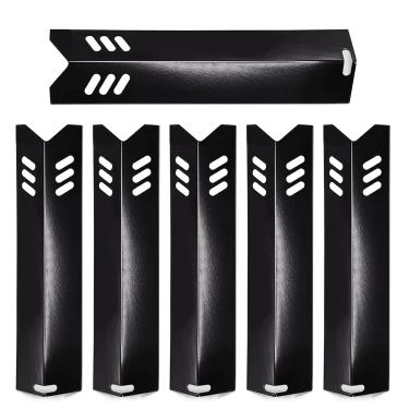 Imagem de Criditpid Peças de reposição de grelha para Dyna-Glo DGF493BNP DGF510SBP DGB610SSP DGH483CRP DGF493PNP DGF493PNP-D DGB515SDP-D DGF600SSP, escudo de placas térmicas de grelha de 38.1 cm para exterior