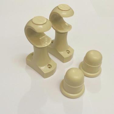 Imagem de Kit 3 Suportes 19mm Palha Para Varão De Cortina