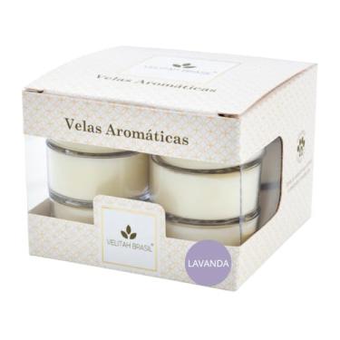 Imagem de Velitah Brasil, Vela Aromática Lavanda C/12 Mini Velas Aromatizadas Velitah Brasil