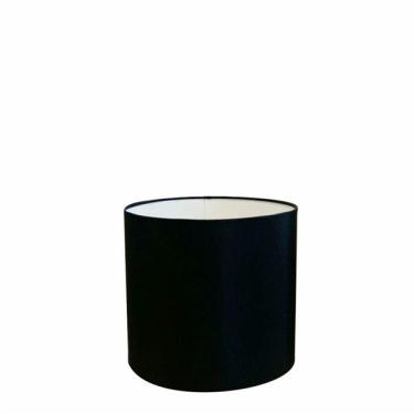Imagem de Cúpula Abajur Cilíndrica Cp-8005 Ø18x18cm Preto